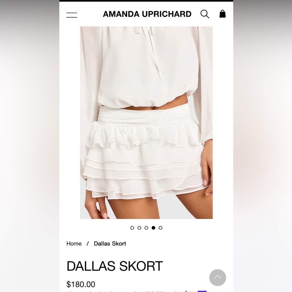 Amanda Uprichard Dallas Skort
